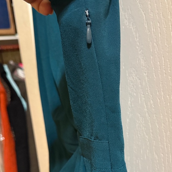 Halston Heritage Asymmetrical Deep Teal Dress - Picture 3 of 3